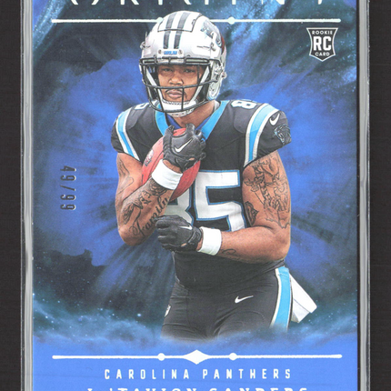 2024 Panini Origins Ja'Tavion Sanders #140 RC 49/99 Blue