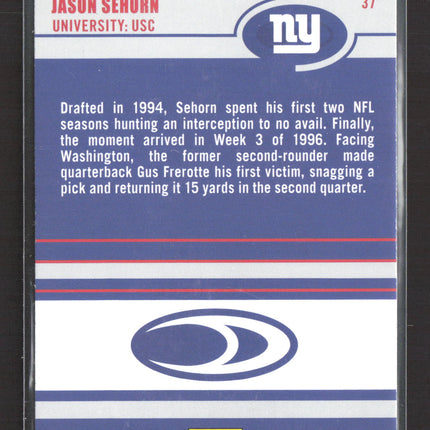 2023 Panini Donruss Football Jason Sehorn #37