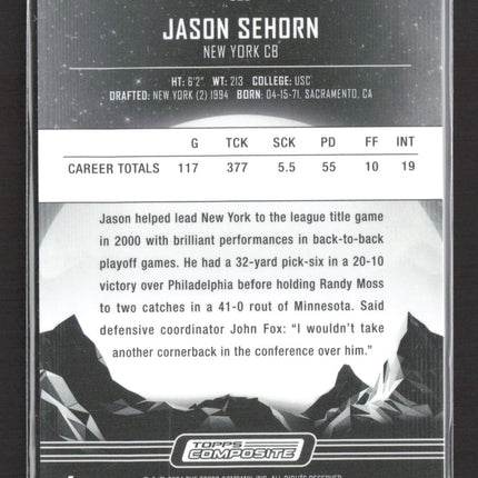 2024 Topps Composite Midnight Jason Sehorn #333