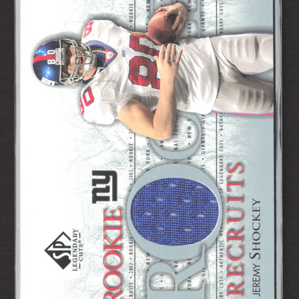 2002 Upper Deck SP Legendary Cuts Rookie Recruits Jeremy Shockey #RR-JS Jersey