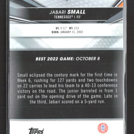 2022 Bowman University Jabari Small #5 Speckle