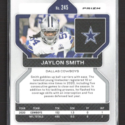 2021 Panini Prizm Jaylon Smith #245 Silver