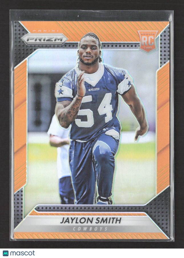 2016 Panini Prizm Football Jaylon Smith #285 Orange RC /299