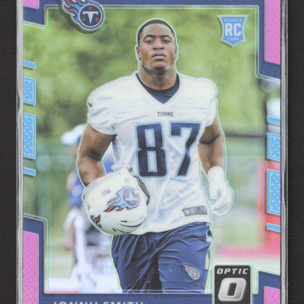 2017 Panini Donruss Optic Jonnu Smith #124 Pink RC