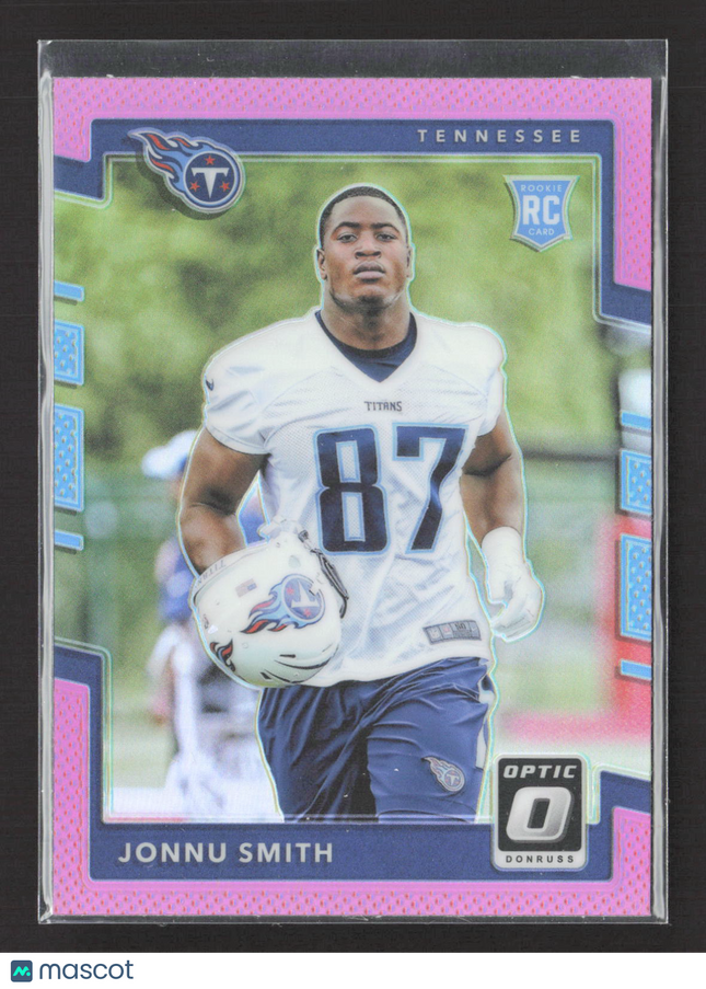 2017 Panini Donruss Optic Jonnu Smith #124 Pink RC