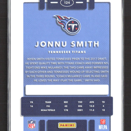 2017 Panini Donruss Optic Jonnu Smith #124 Pink RC