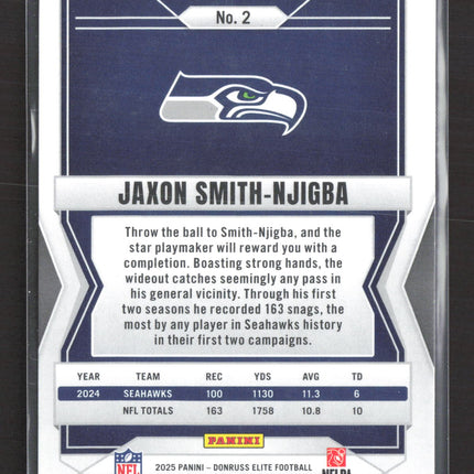 2025 Panini Donruss Elite Jaxon Smith-Njigba #2