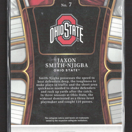 2023 Panini Select Draft Picks Jaxon Smith-Njigba #7 RC