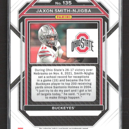 2023 Panini Prizm Draft Picks Jaxon Smith-Njigba #135