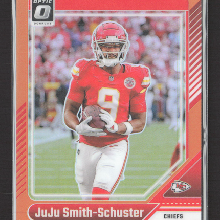 2024 Panini Donruss Optic JuJu Smith-Schuster #136 Orange 230/249