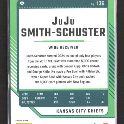 2024 Panini Donruss Optic JuJu Smith-Schuster #136 Orange 230/249