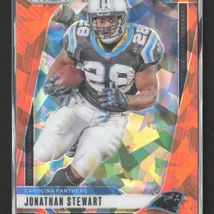 2024 Panini Prizm Jonathan Stewart #45 Orange Ice