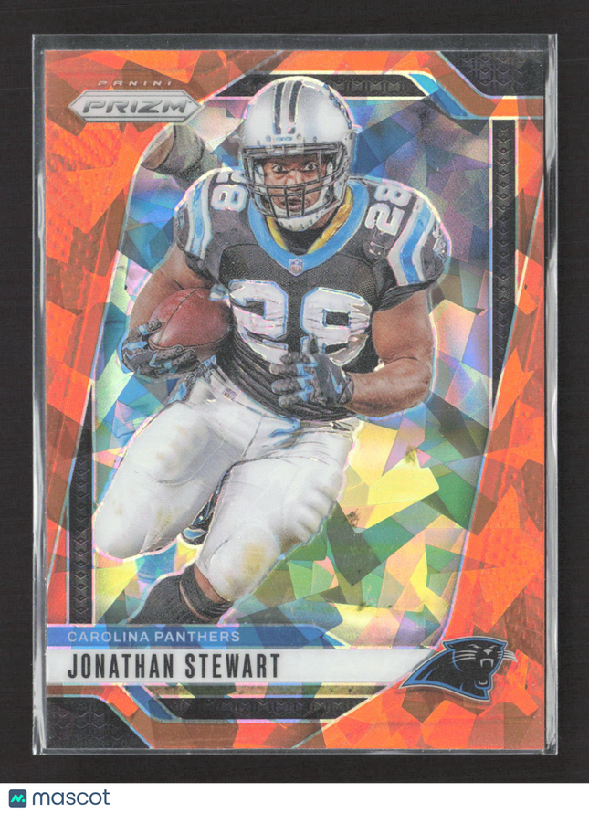 2024 Panini Prizm Jonathan Stewart #45 Orange Ice