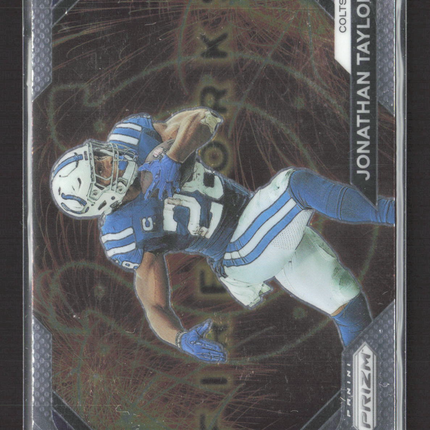 2023 Panini Prizm Fireworks Jonathan Taylor #F-16