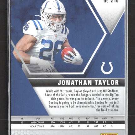 2020 Panini Mosaic Jonathan Taylor #216 RC