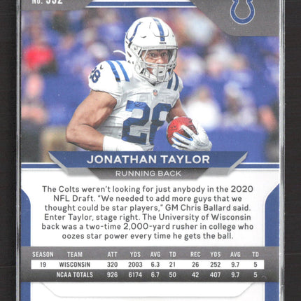 2020 Panini Prizm Jonathan Taylor #332 RC