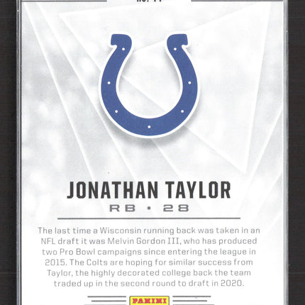 2020 Panini Illusions Jonathan Taylor #14 RC