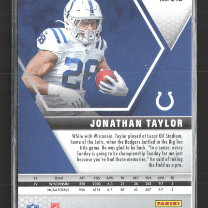 2020 Panini Mosaic Jonathan Taylor #216 RC