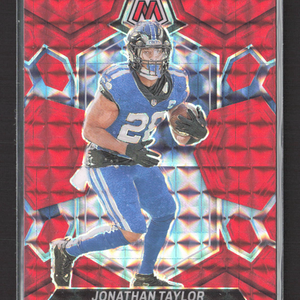 2024 Panini Mosaic Prizm Jonathan Taylor #93 Red