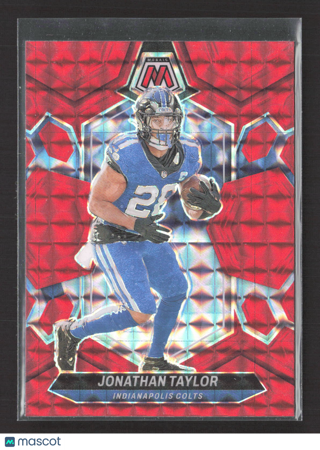 2024 Panini Mosaic Prizm Jonathan Taylor #93 Red