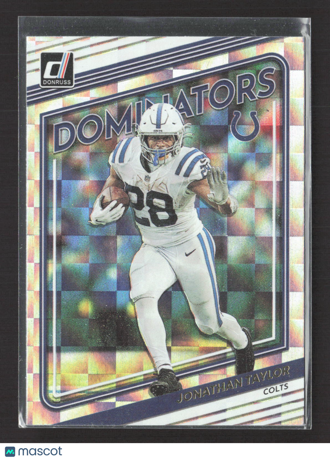 2022 Panini Donruss Dominators Jonathan Taylor #D11 Holo