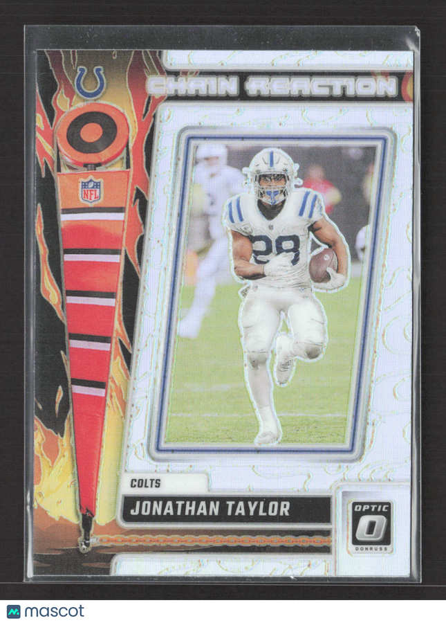 2023 Panini Donruss Optic Chain Reaction Jonathan Taylor #CR-JT Holo