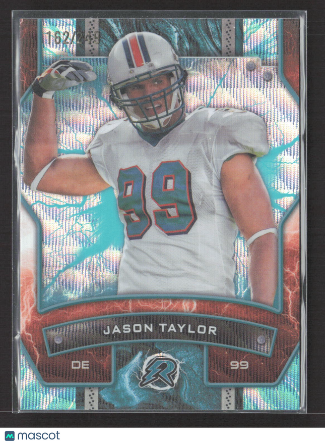 2025 Topps Resurgence Jason Taylor #59 Aqua