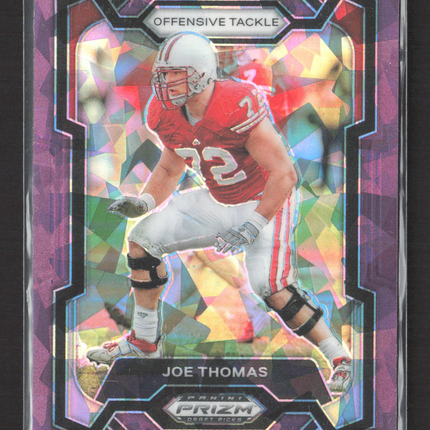 2024 Panini Prizm Draft Picks Joe Thomas #28 Purple Ice 146/149