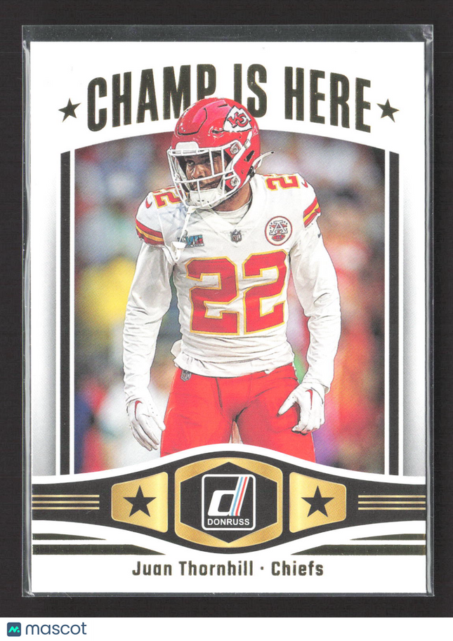 2023 Panini Donruss Champ Is Here Juan Thornhill #CIH-10