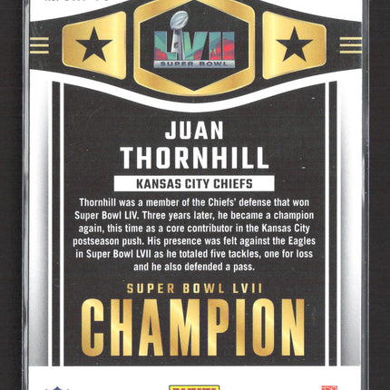 2023 Panini Donruss Champ Is Here Juan Thornhill #CIH-10