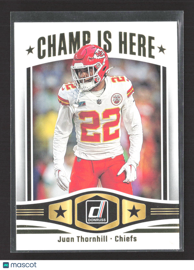 2023 Panini Donruss Champ Is Here Juan Thornhill #CIH-10