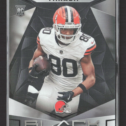 2024 Panini Black Football Jamari Thrash #140 RC