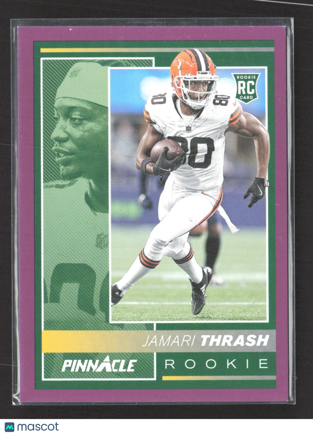 2025 Panini Encore Pinnacle Jamari Thrash #241 Purple RC /75