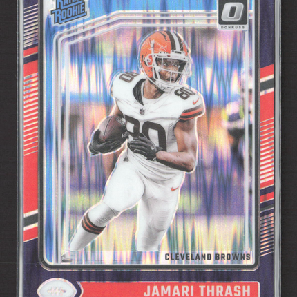 2024 Panini Donruss Optic Prizm Jamari Thrash #241 Purple Shock