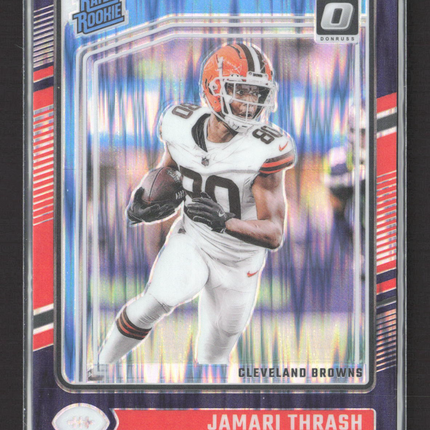 2024 Panini Donruss Optic Jamari Thrash #241 Purple Shock