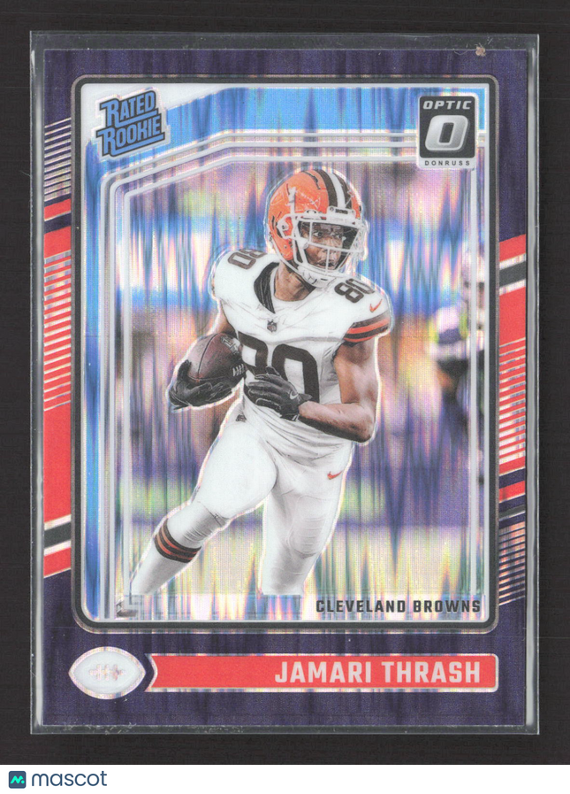 2024 Panini Donruss Optic Jamari Thrash #241 Purple Shock