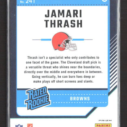 2024 Panini Donruss Optic Jamari Thrash #241 Purple Shock