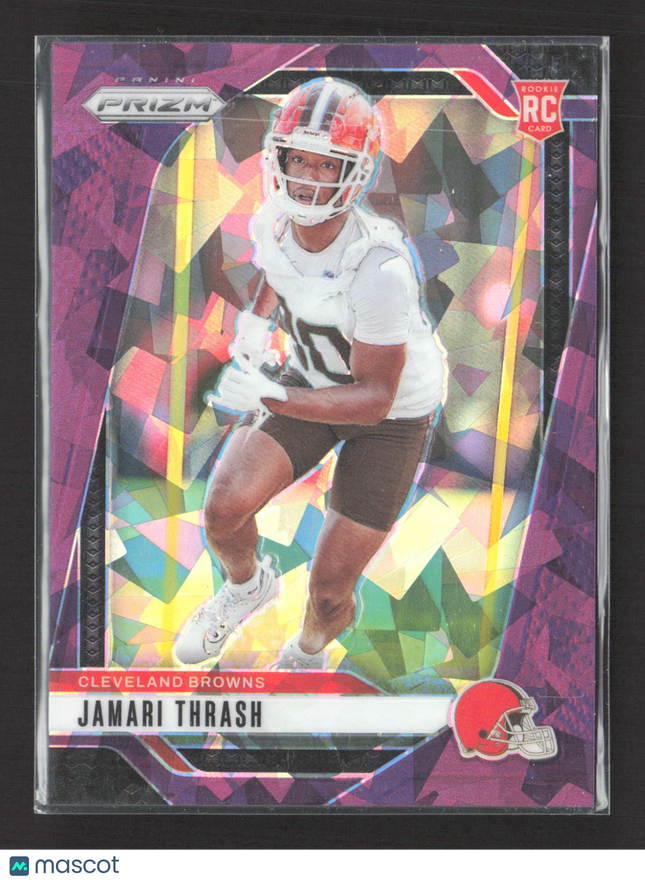 2024 Panini Prizm Mosaic Jamari Thrash #340 Purple Ice 145/225 RC