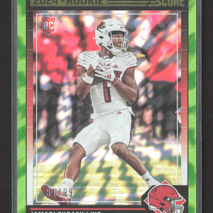 2024 Panini Score Jamari Thrash #382 Green RC