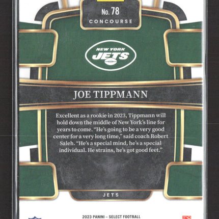 2024 Panini Select Concourse Joe Tippmann #78 RC