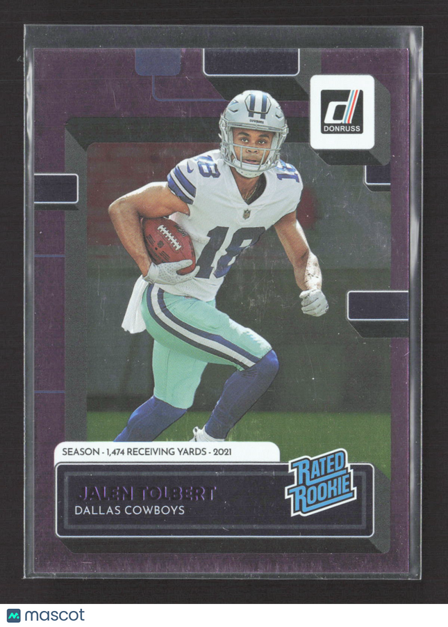 2022 Panini Donruss Football Jalen Tolbert #331 Purple 089/500