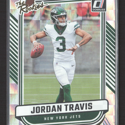 2024 Donruss The Rookies Jordan Travis #TR-32 Checkerboard