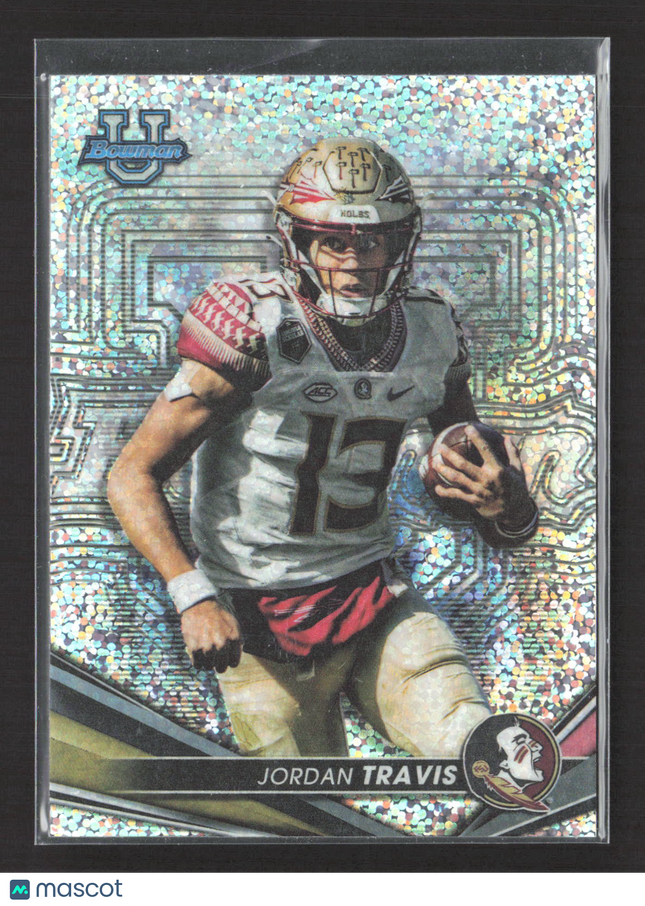 2022 Bowman University Jordan Travis #3 Speckle Refractor