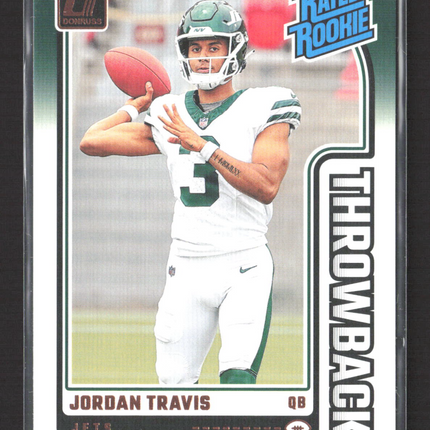 2024 Panini Donruss Throwback Jordan Travis #39