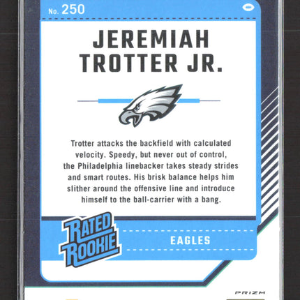 2024 Panini Donruss Optic Prizm Jeremiah Trotter Jr. #250 holo