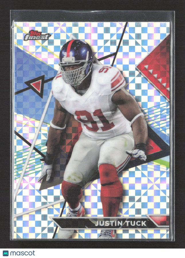 2024 Topps Composite Finest Justin Tuck #223 X-Fractor Refractor