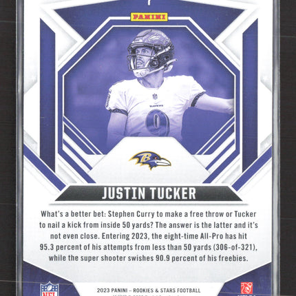 2023 Panini Rookies & Stars Justin Tucker #7