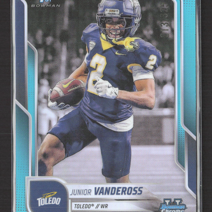 2025 Bowman Chrome University Junior Vandeross #197 Teal Refractor /325