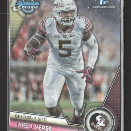 2023 Bowman Chrome University Jared Verse #60 1st Bowman