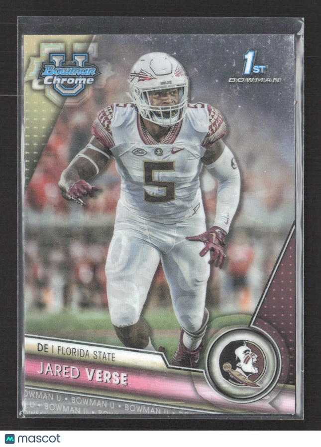 2023 Bowman Chrome University Jared Verse #60 1st Bowman
